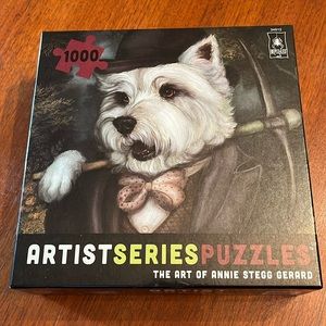 Westie dog puzzle 1000 pieces Annie Stegg Gerard art